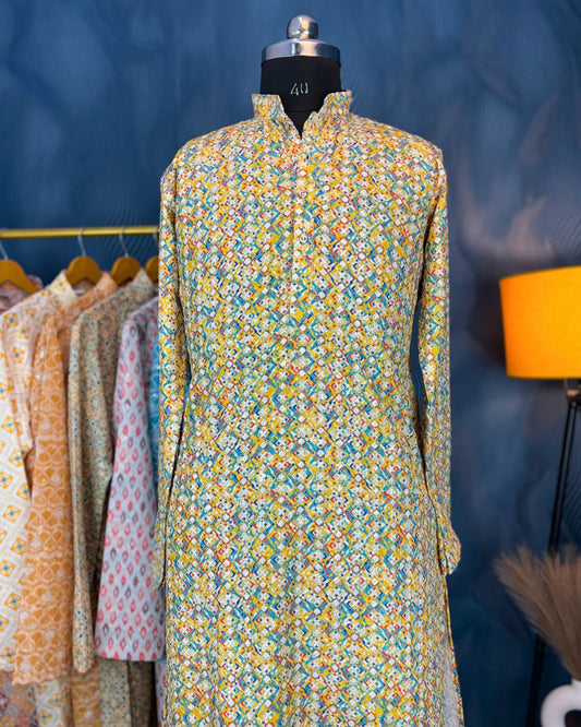 Regal Lucknowi Printed Kurta