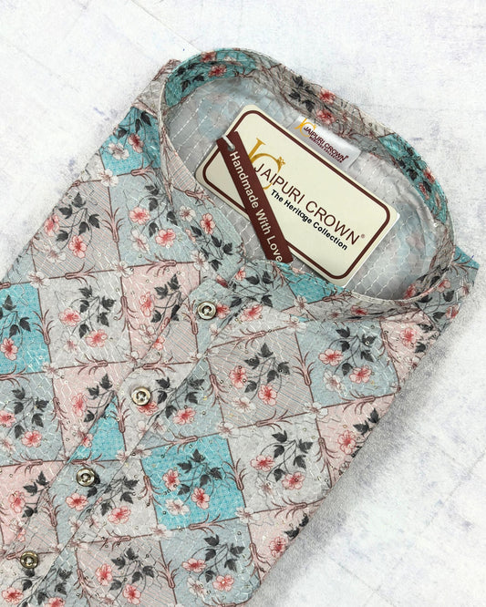 Vintage Floral Kurta