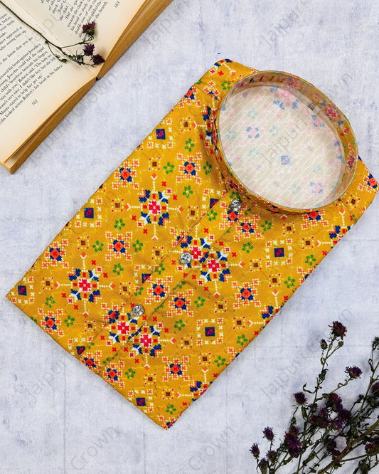 Royal Block Print Kurta