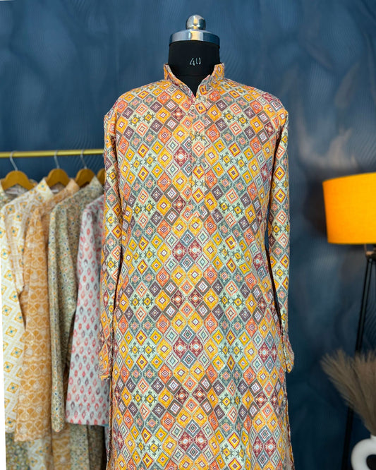 Sophisticated Lucknowi Pattern Kurta