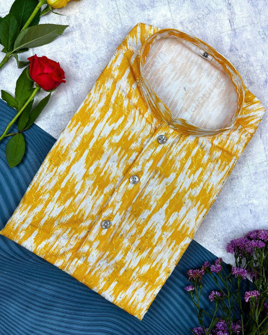 Sunburst Symphony Kurta