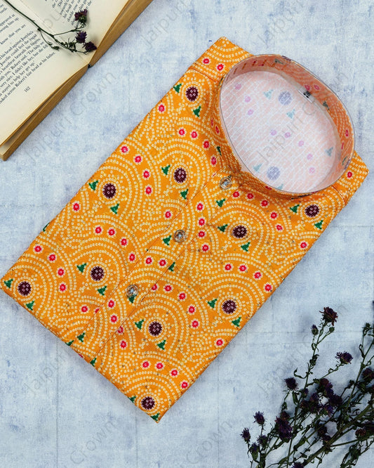 Bandhani printed kurta