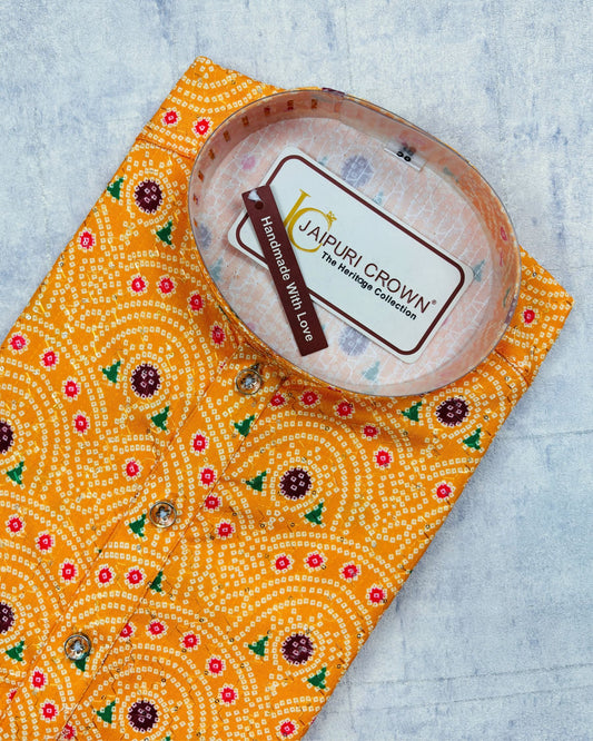 Bandhani printed kurta
