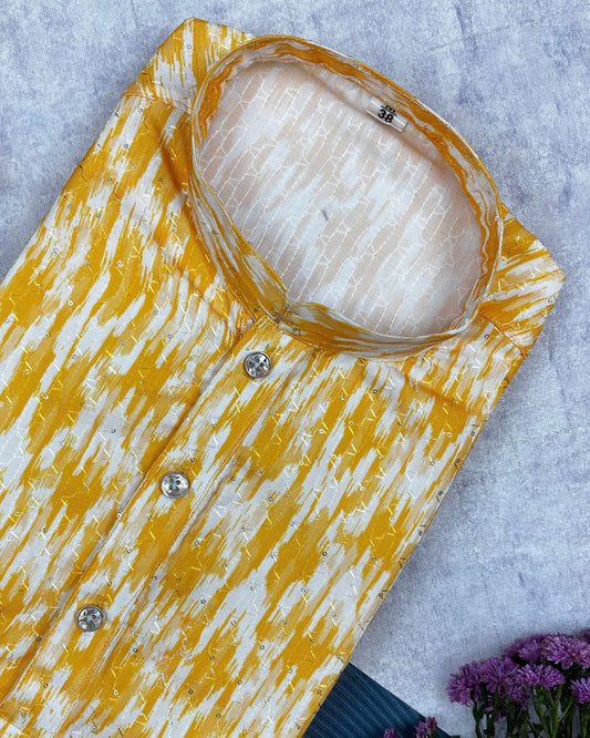 Sunburst Symphony Kurta