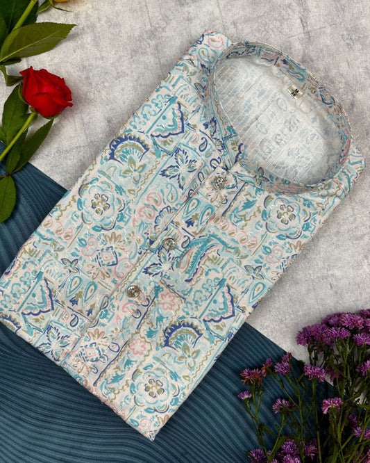 Regal Blossom Kurta