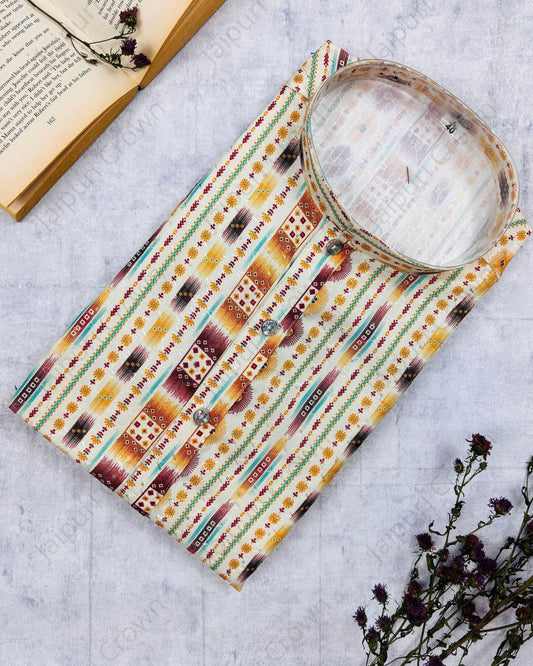 Regal Print Kurta